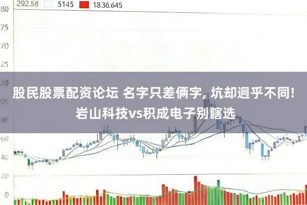 股民股票配资论坛 名字只差俩字, 坑却迥乎不同! 岩山科技vs积成电子别瞎选