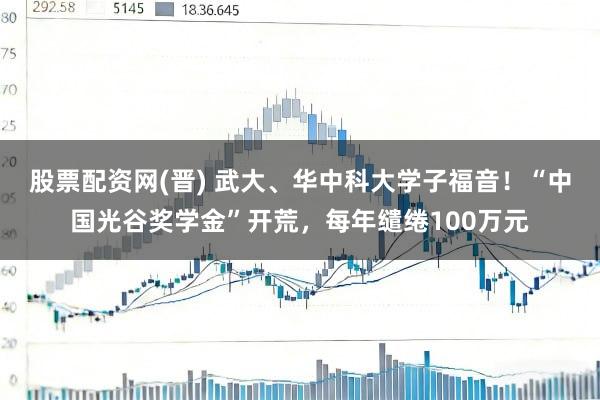 股票配资网(晋) 武大、华中科大学子福音！“中国光谷奖学金”开荒，每年缱绻100万元
