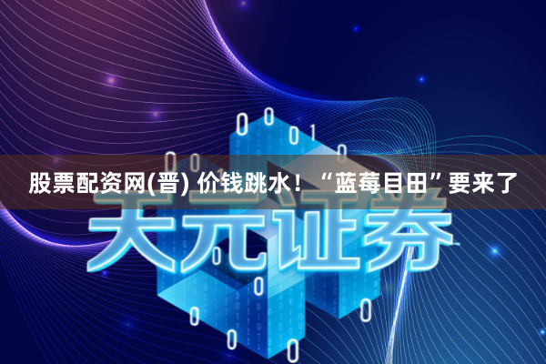 股票配资网(晋) 价钱跳水！“蓝莓目田”要来了