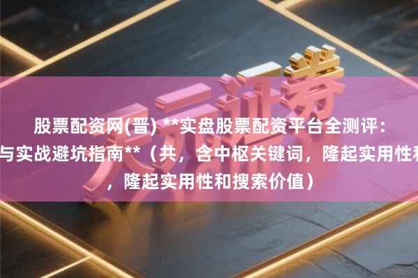 股票配资网(晋) **实盘股票配资平台全测评：安全、费率与实战避坑指南**（共，含中枢关键词，隆起实用性和搜索价值）